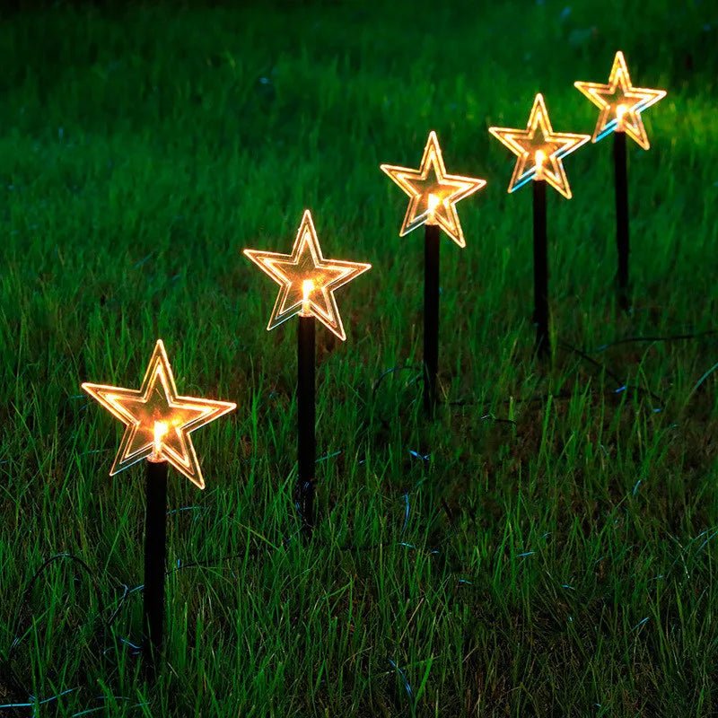 RadiantGlow Festive LED Pathway Lights for Outdoor Spaces