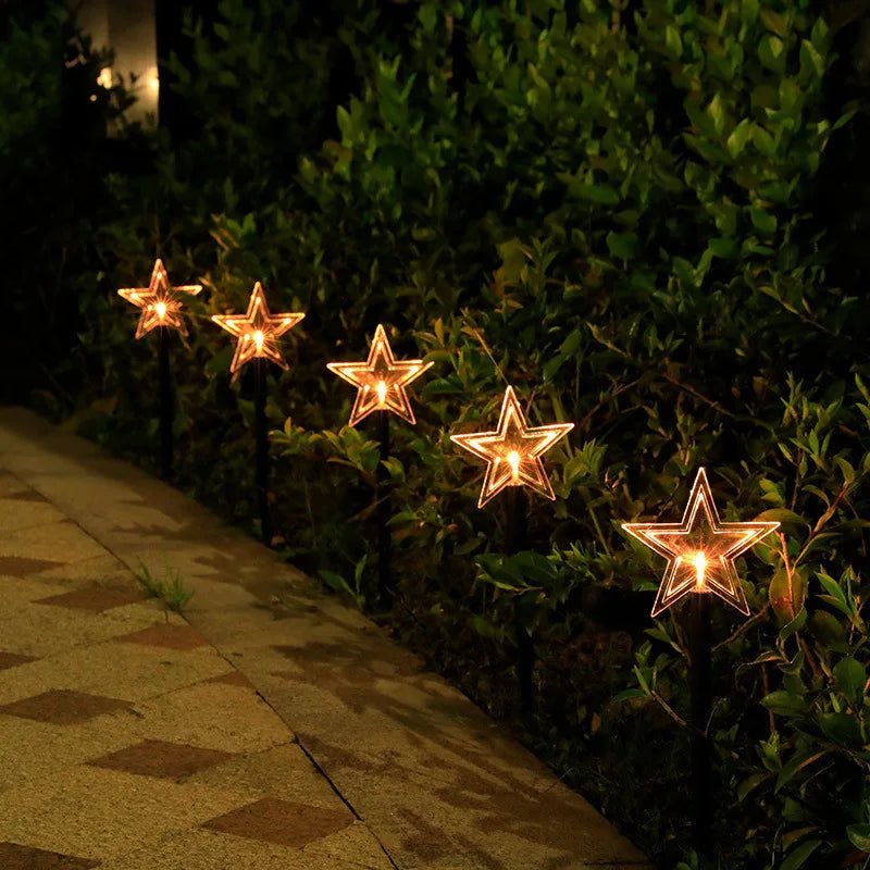 RadiantGlow Festive LED Pathway Lights for Outdoor Spaces