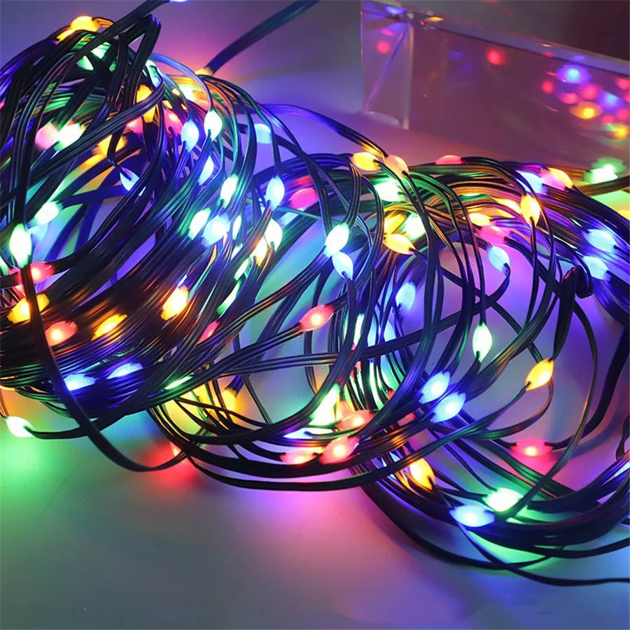 TwilightGleam Warm LED Fairy Lights for Outdoor Enchantment