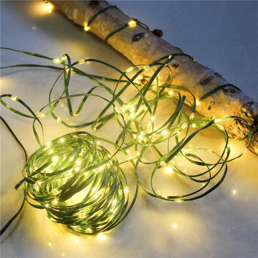 TwilightGleam Warm LED Fairy Lights for Outdoor Enchantment