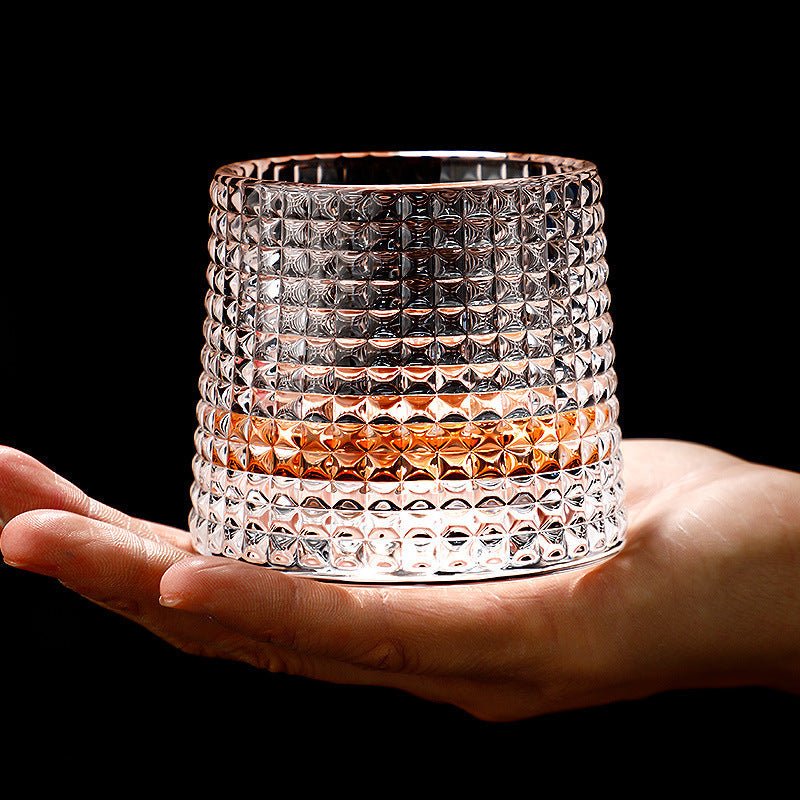 Elegance in Motion: Spinning Whiskey Glasses