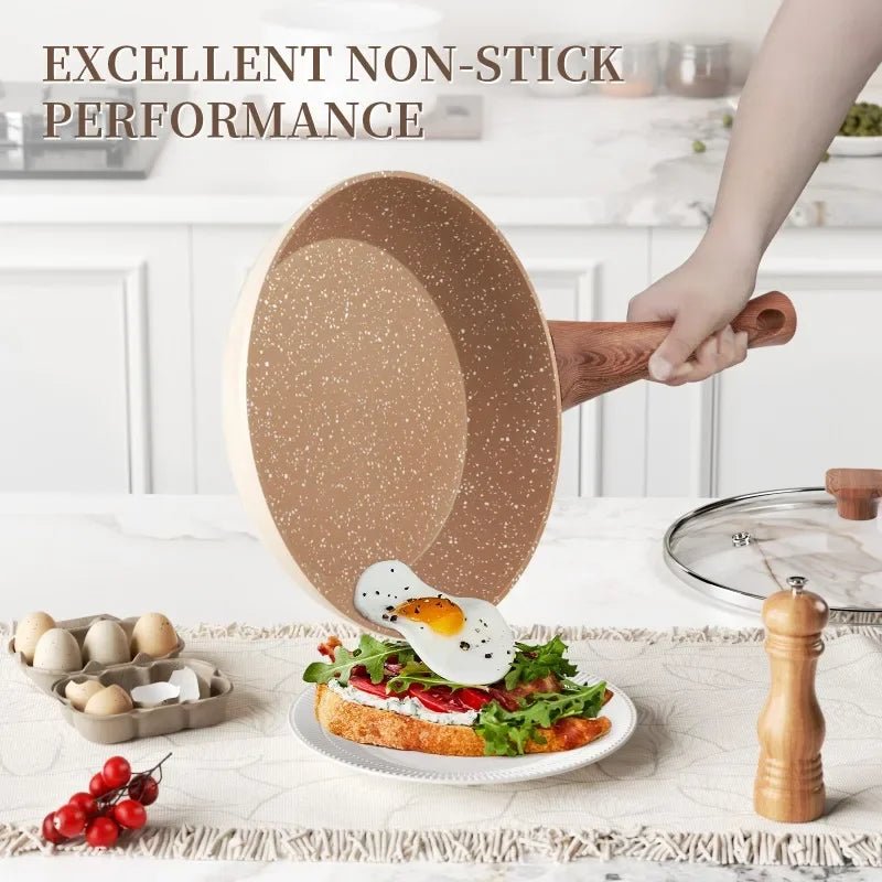 GranitePro Nonstick Aluminum Skillet for Effortless Cooking