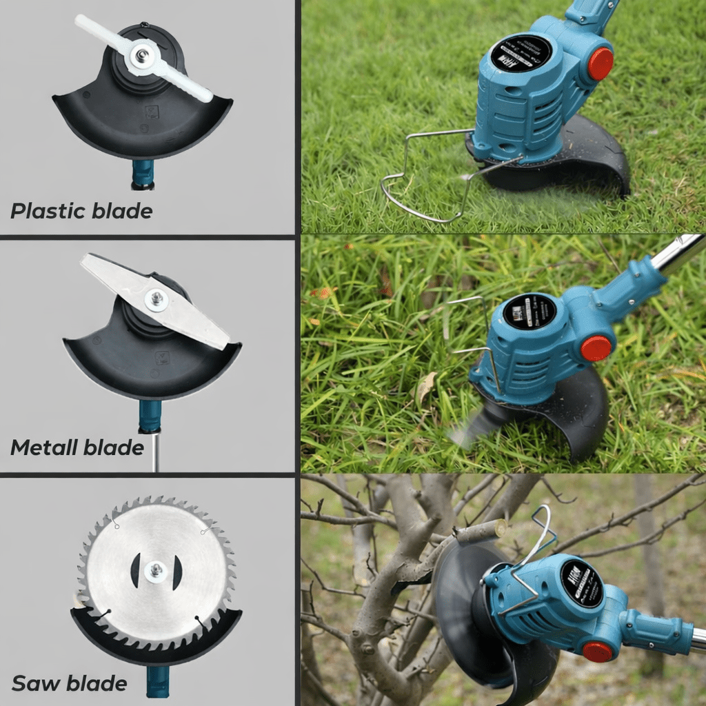 EcoTrim 36V Cordless Lawn Edger with Wheel Support for Comfort
