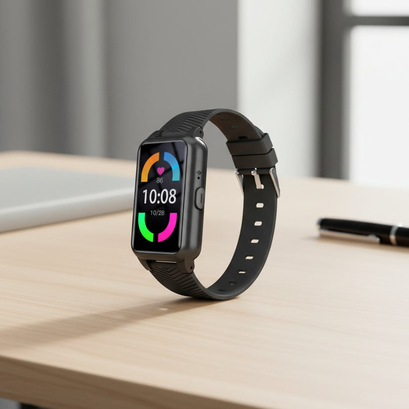 GuardianTrack Smartwatch for Seniors with Emergency Features