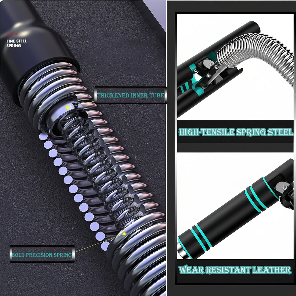 Versatile Steel Arm Trainer with Adjustable Resistance Bands
