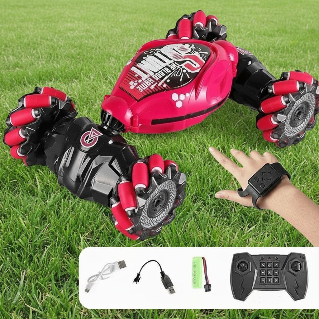 XenoCruiser Gesture-Controlled RC Car with LED Lights