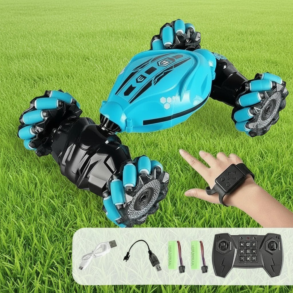XenoCruiser Gesture-Controlled RC Car with LED Lights