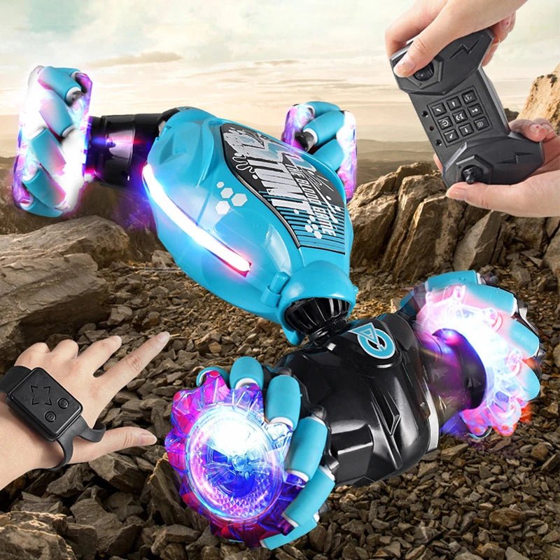 XenoCruiser Gesture-Controlled RC Car with LED Lights