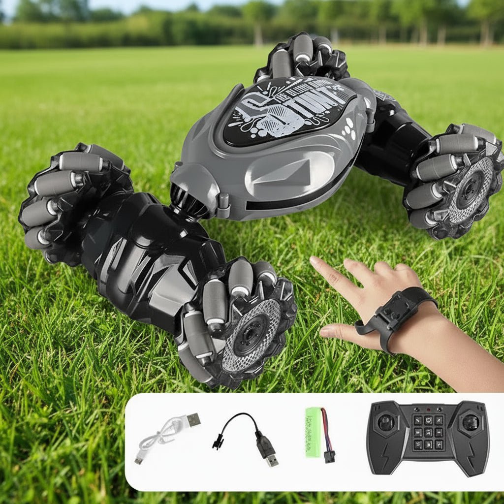 XenoCruiser Gesture-Controlled RC Car with LED Lights