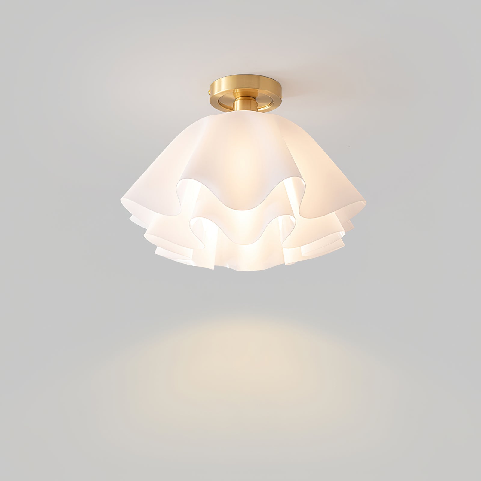 EleganceBeam Modern Ceiling Fixture with Copper Accent
