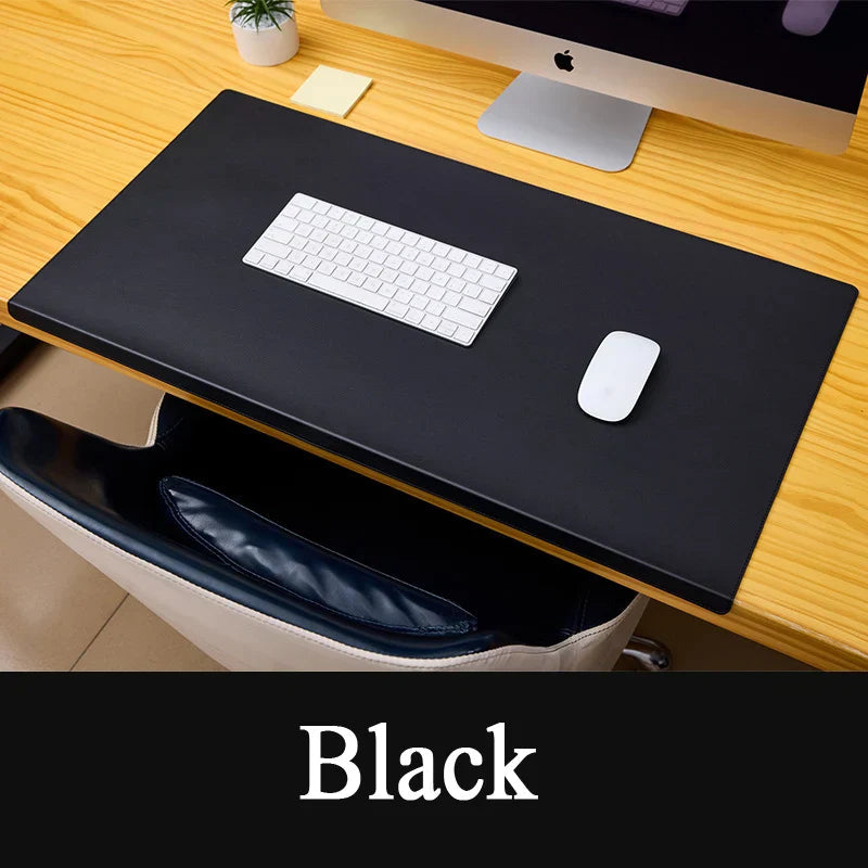 Ergonomic Leather Desk Mat for Wrist and Elbow Support