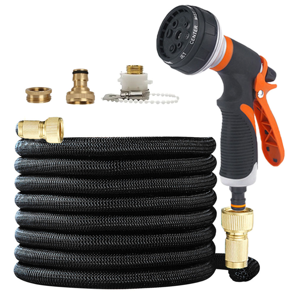Durable Garden Hose with Space-Saving Flat Coil Design