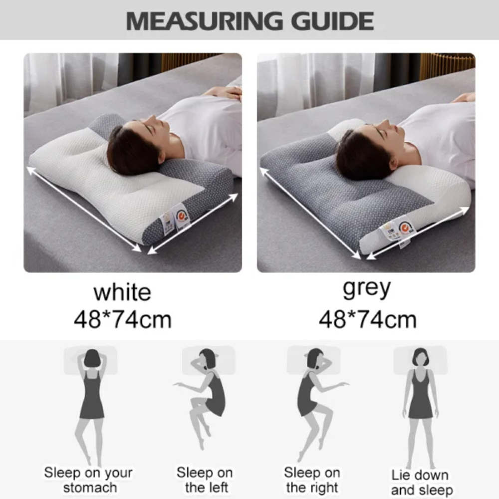 Cervical Neck Pillow for Sleep and Daily Support – Memory Foam
