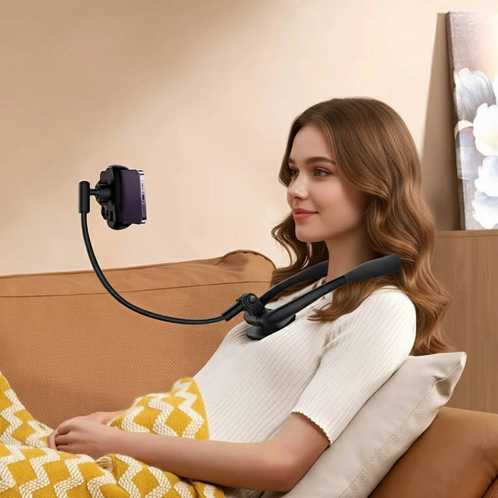 Versatile Phone Stand for Desk, Bed, and Mattress