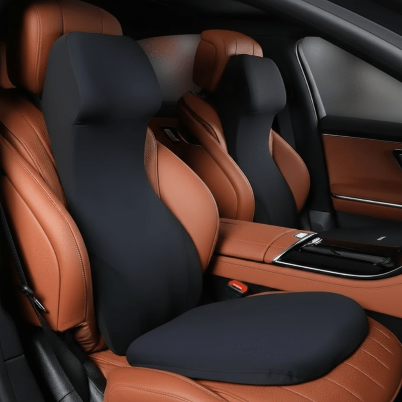 ComfyDrive Memory Foam Car Neck & Back Support System