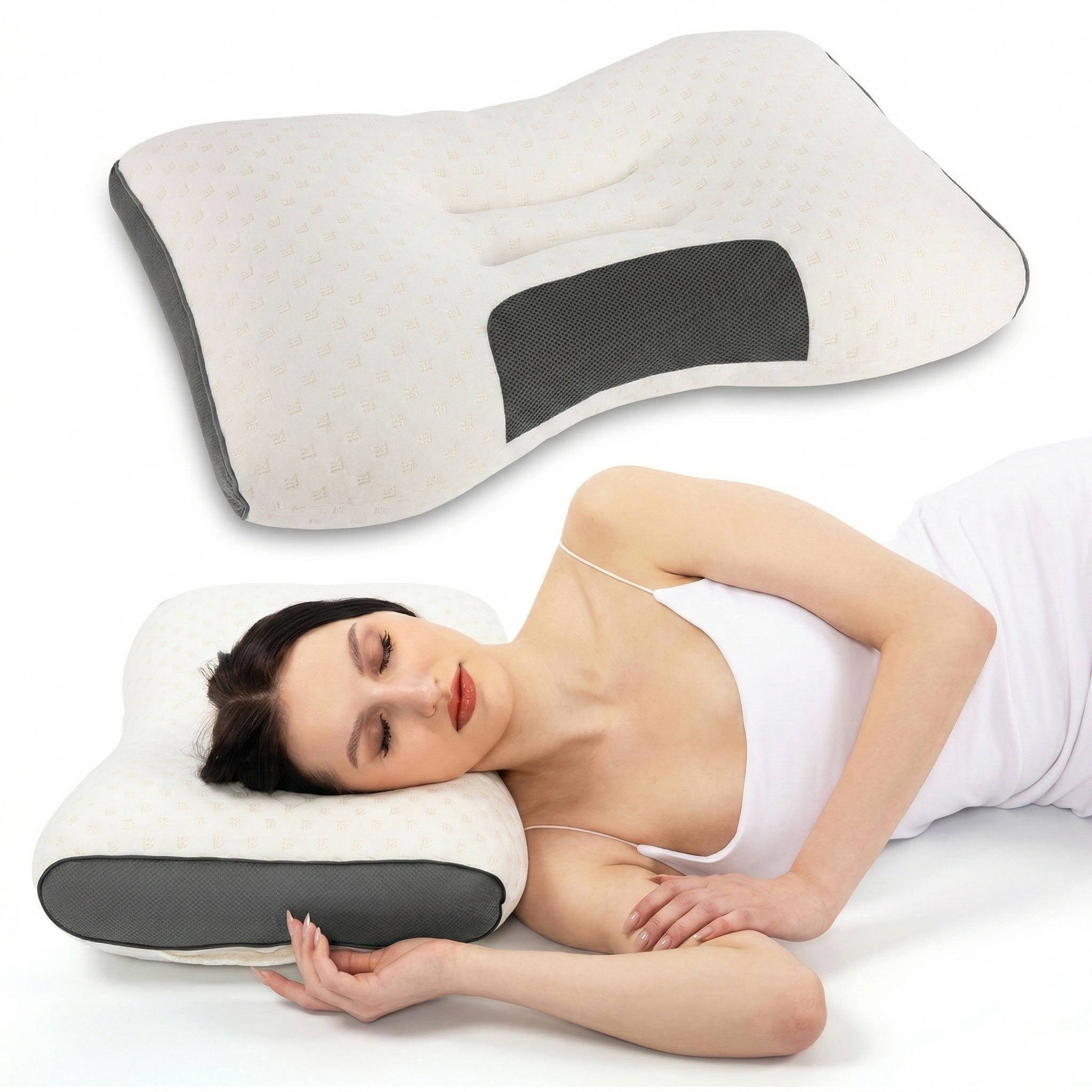 Comfort-First Neck Support Pillow Duo for Restful Sleep