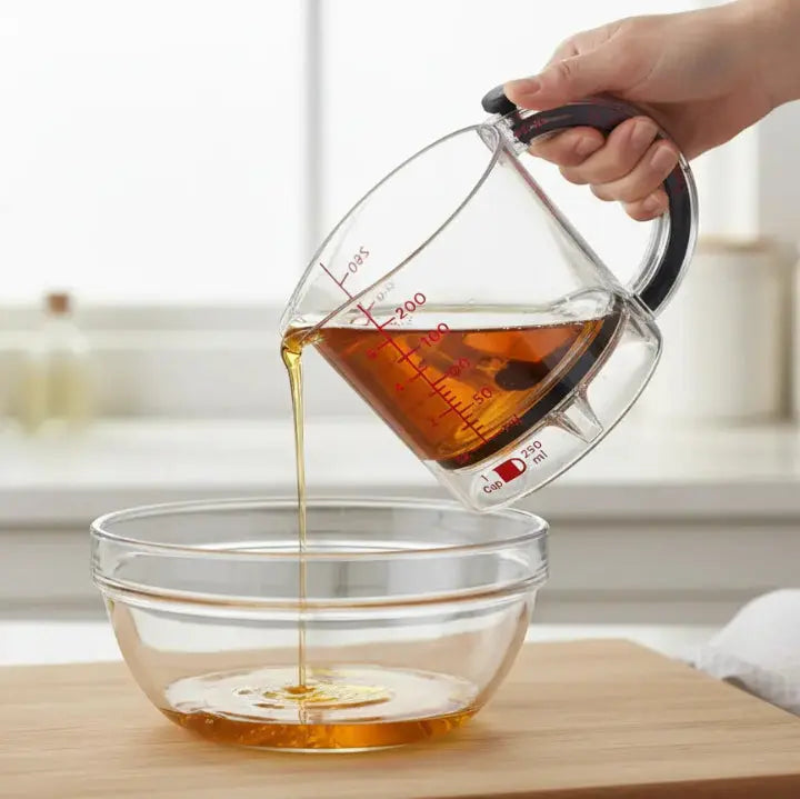 250 ml Transparent Measuring Cup with Measurement Markings