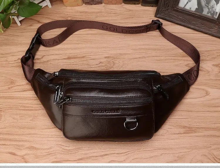 Real Leather Fanny Pack | Spacious Storage & Multi-Functional Travel Design