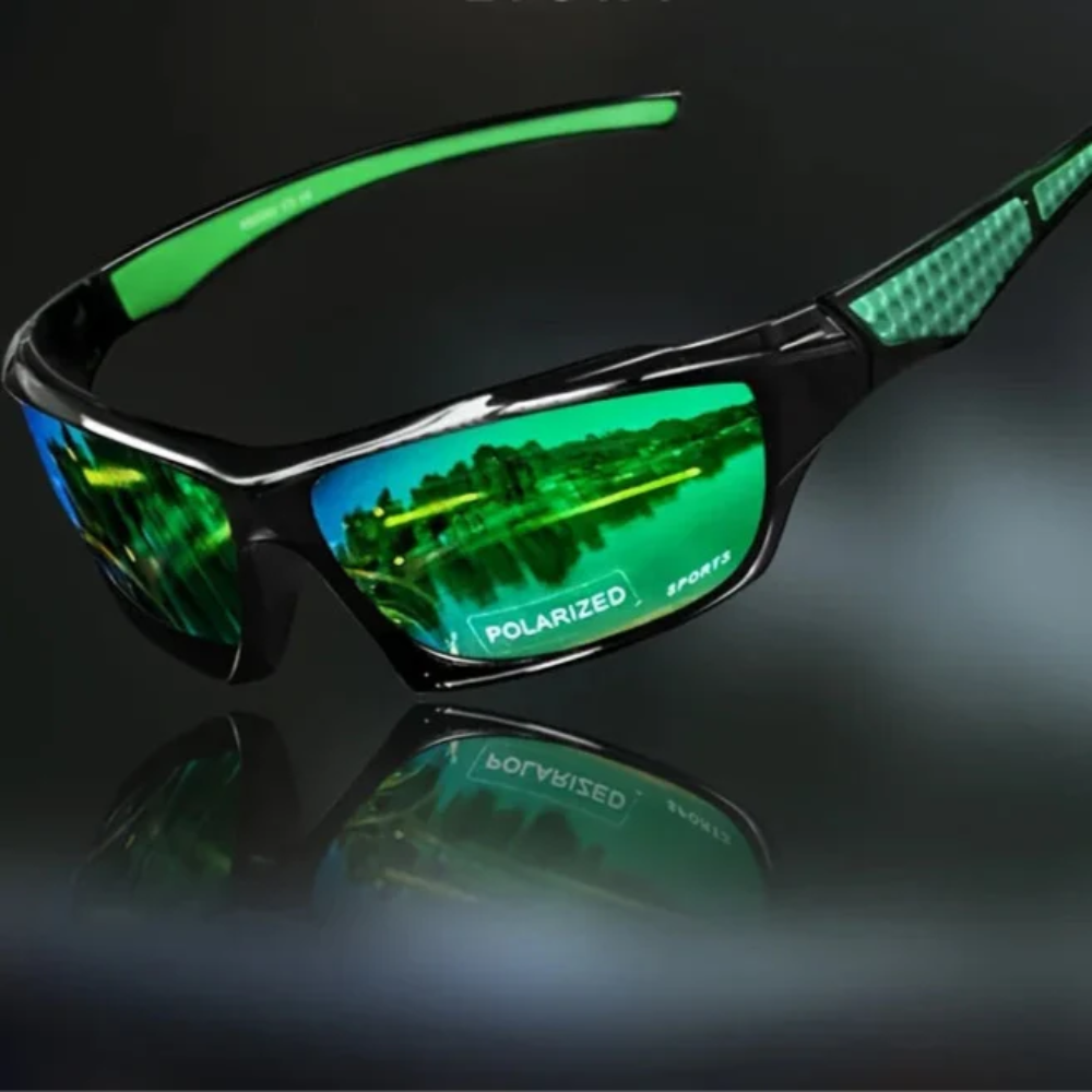 Round Polarized Sunglasses with Metal Frame for Unisex