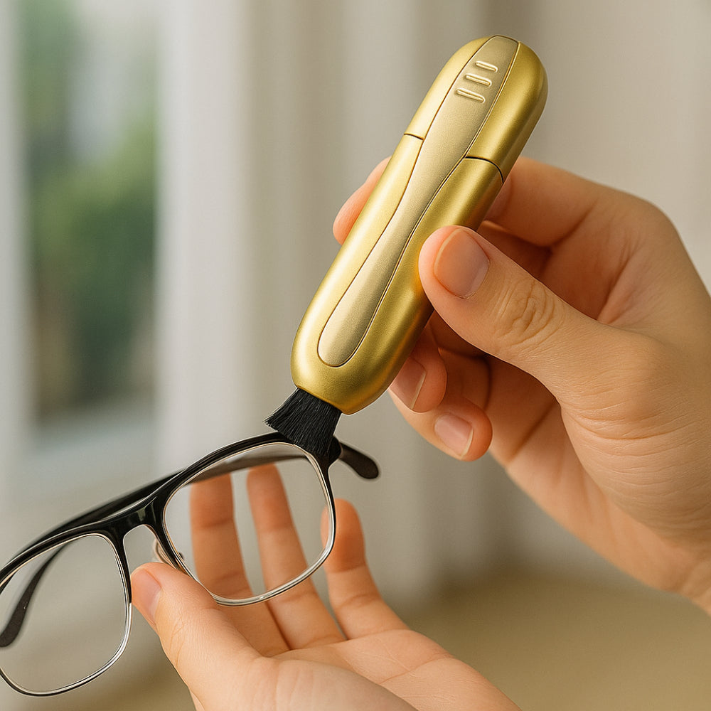 Travel-Ready Eyewear Cleaner with Carbon Technology