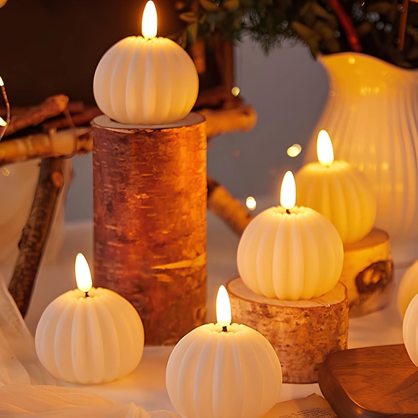 FlickerGlow LED Candles: Safe, Realistic Ambiance for Any Space
