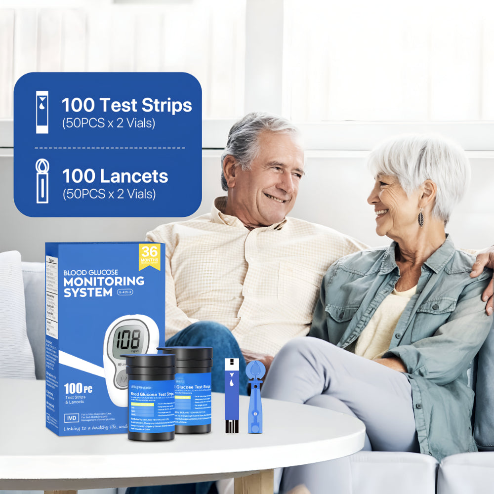 Smart Blood Sugar Monitor Kit for Effortless Testing