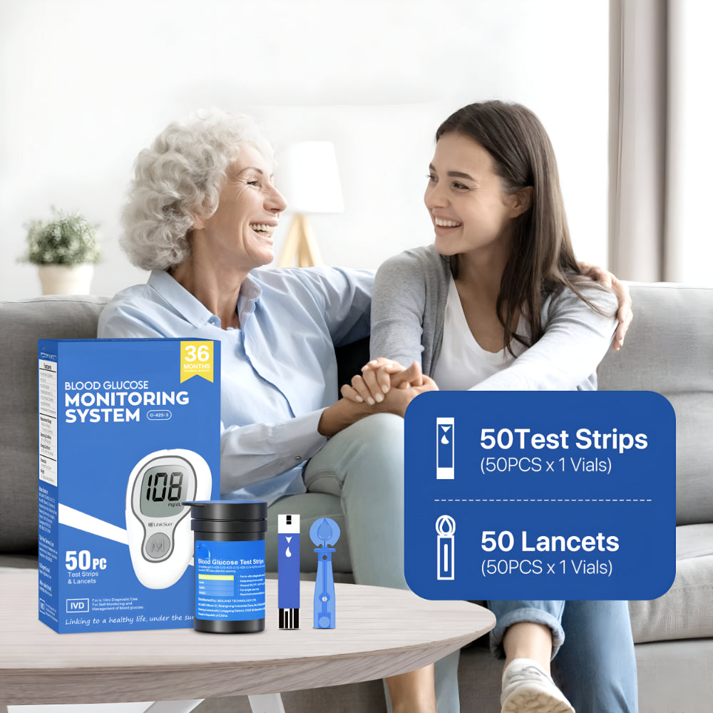 Smart Blood Sugar Monitor Kit for Effortless Testing