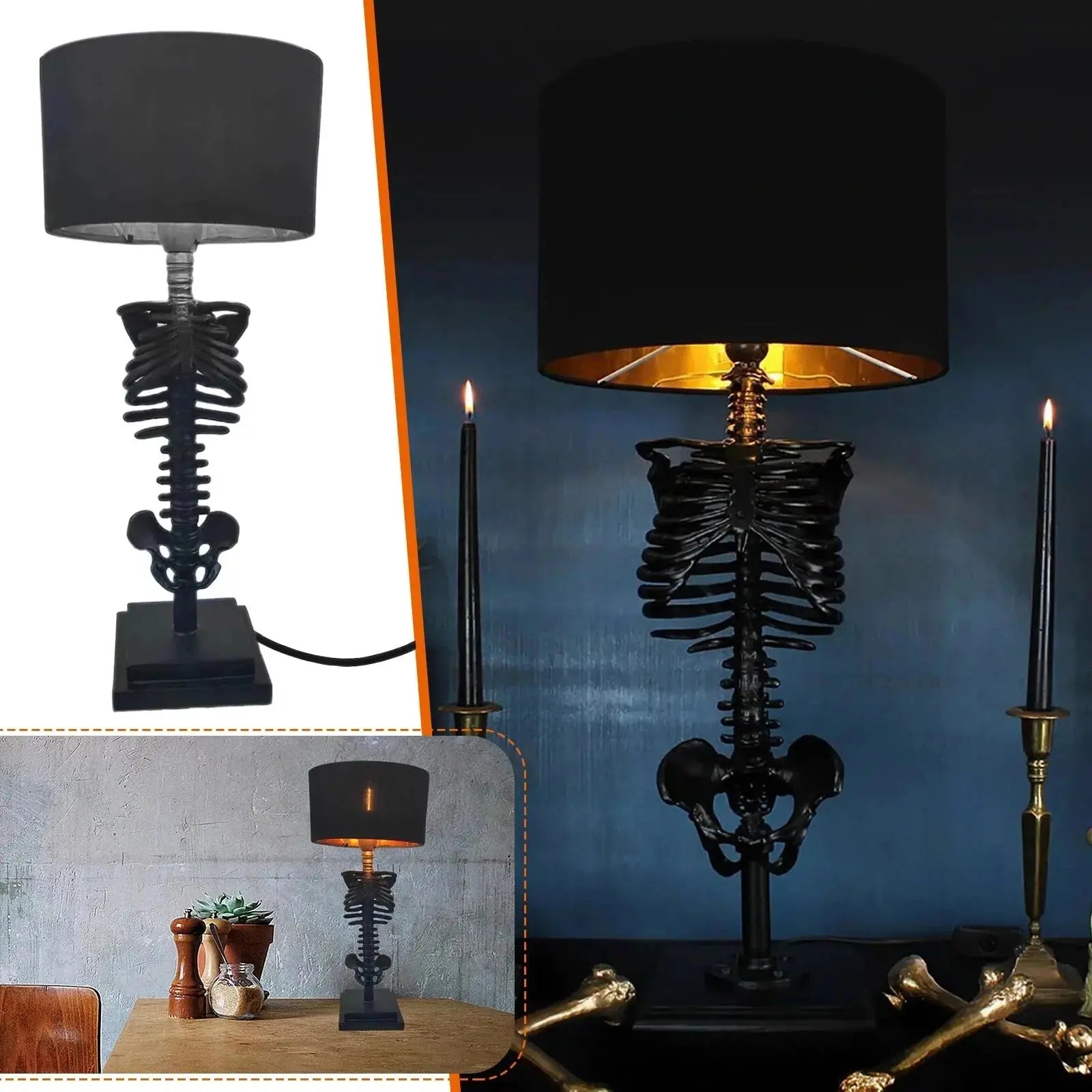 Eerie Elegance Table Lamp