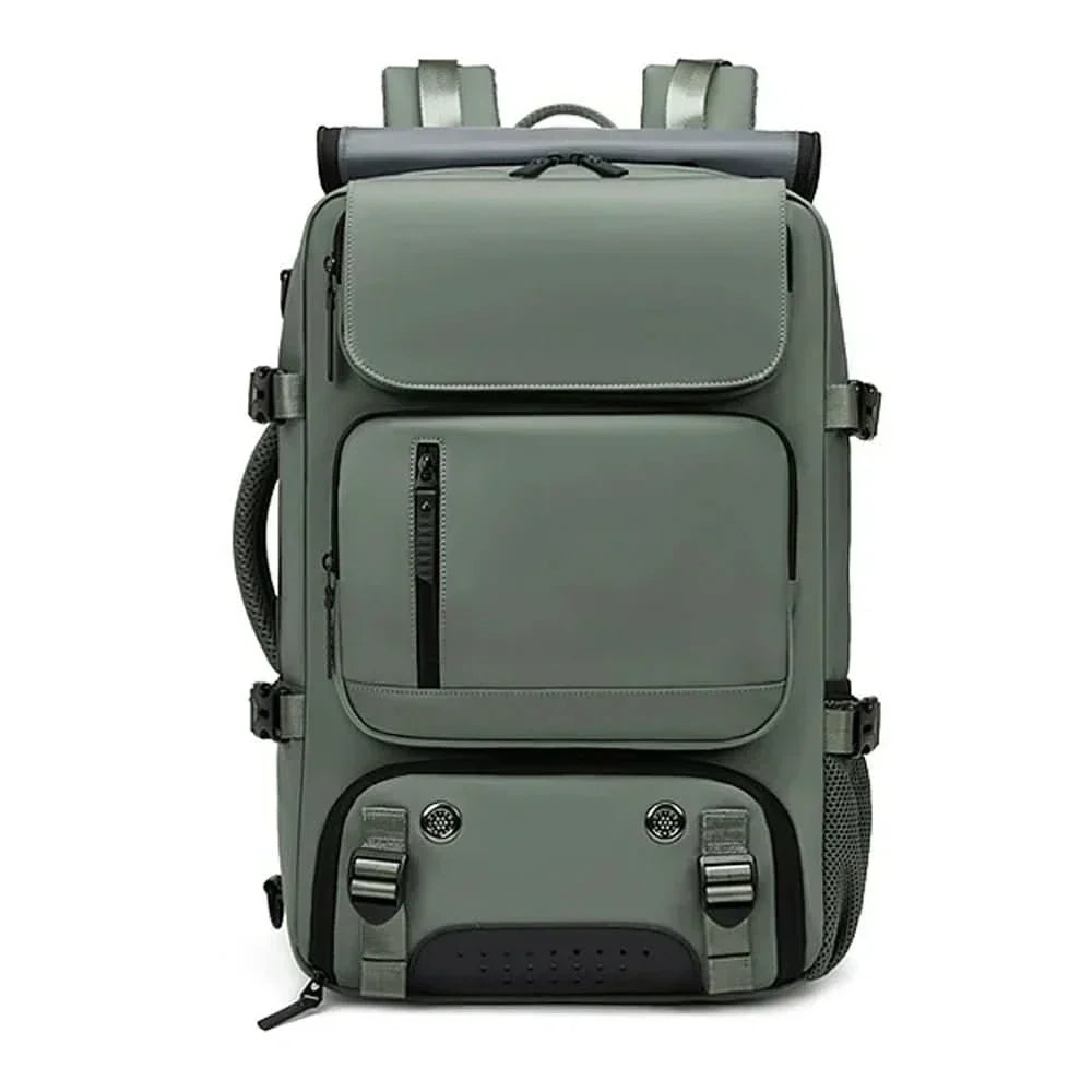 AquaShield Pro Large Travel Backpack with USB Charging Port