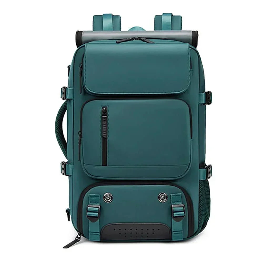 AquaShield Pro Large Travel Backpack with USB Charging Port