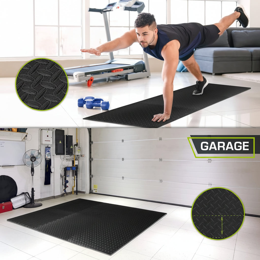 Versatile EVA Foam Exercise Mats with Secure Interlocking Design