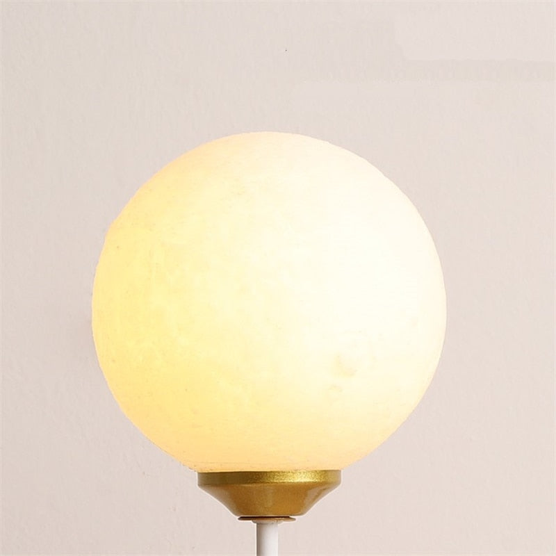Taavita Wall Lamp Children's Room Girl with Flying Bear and Glowing Balloon