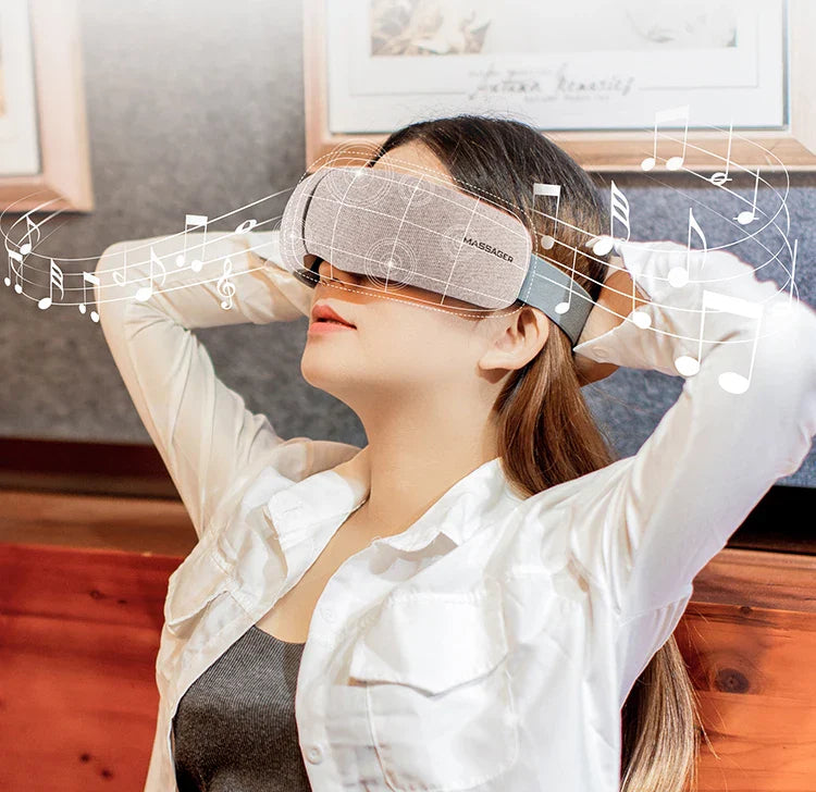 Graphene Heating Eye Massager with Three-Layer Airbags for Fatigue Relief