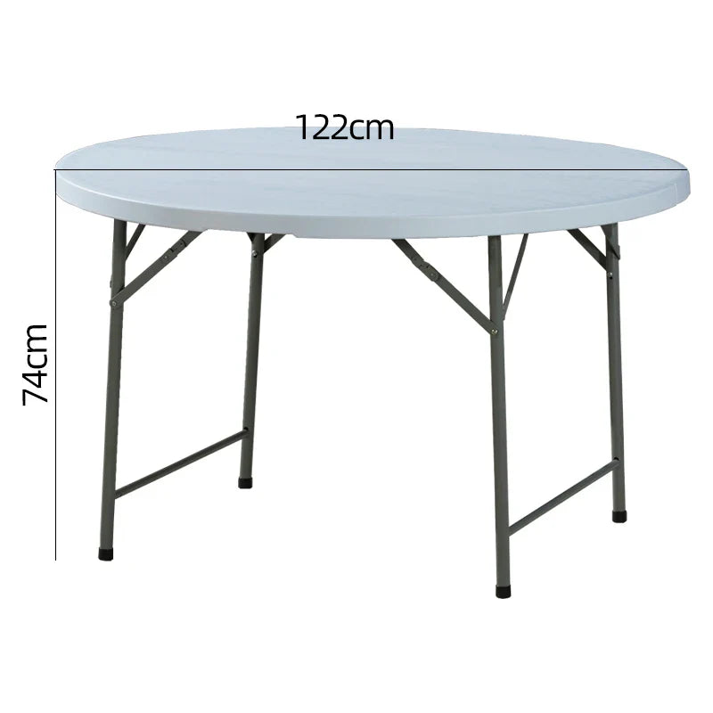 Portable 4ft Round Folding Table – Versatile HDPE for Indoor & Outdoor