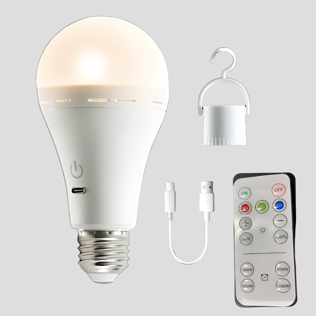 Portable LED Desk Lamp with Rechargeable Battery