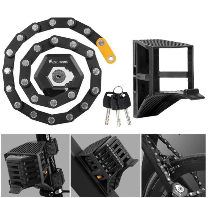 Collapsible Bicycle Security Lock