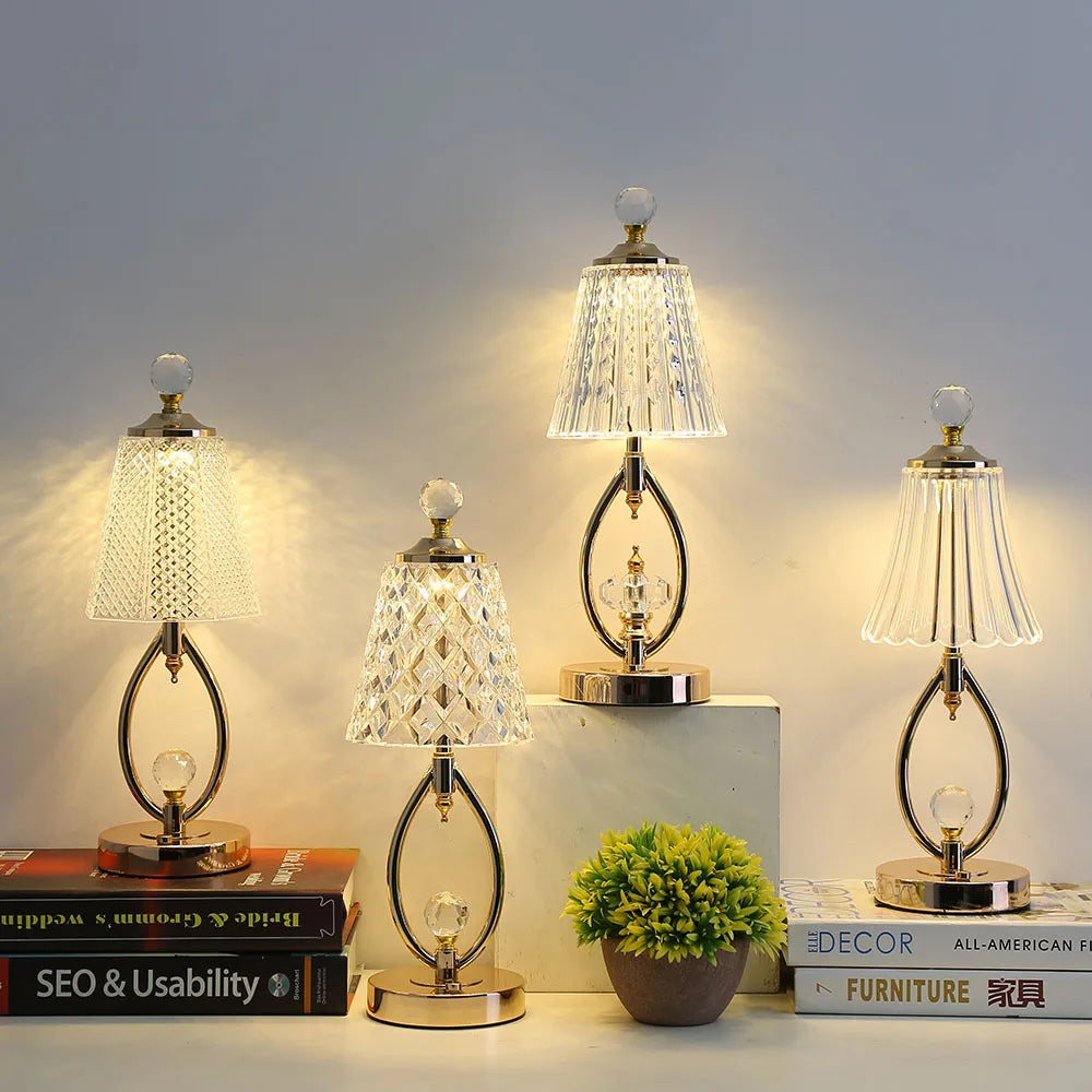 Vintage Taavita Table Lamp made of Crystal - Luxury for Your Home