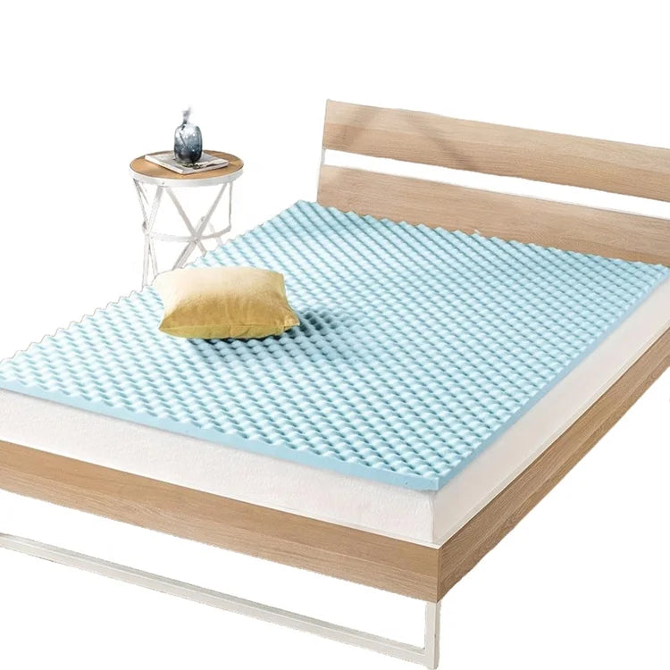 Memory Foam Mattress Topper with Gel Infusion – Pressure Relief Design