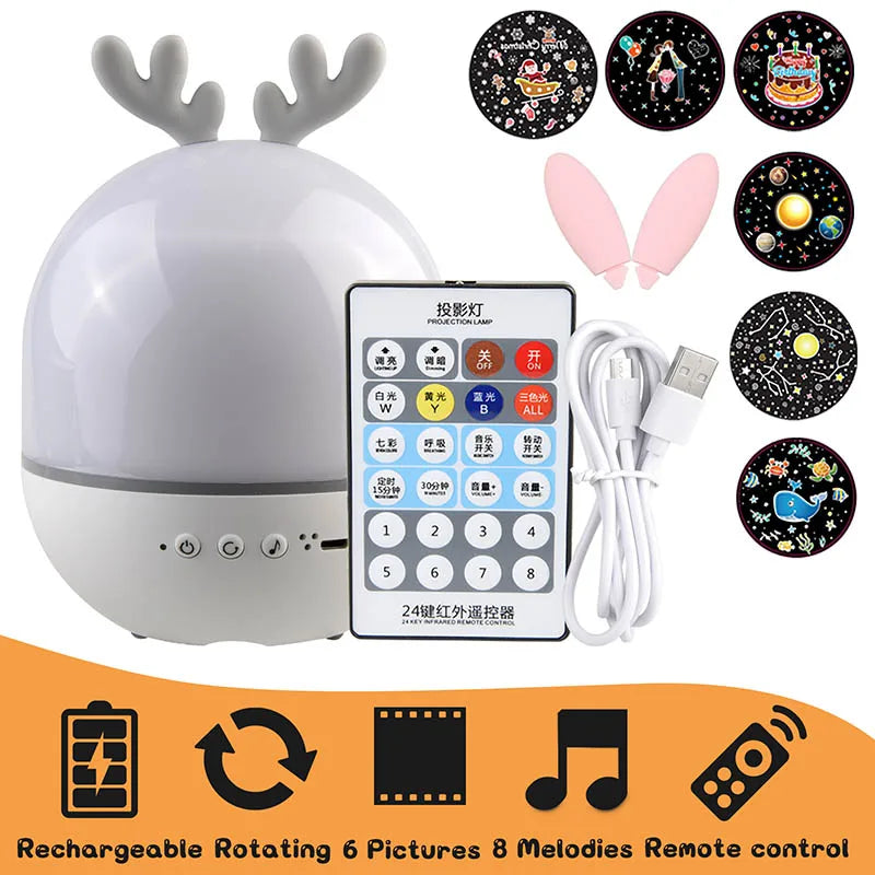 Starry Harmony Projector Lamp with Bluetooth Audio