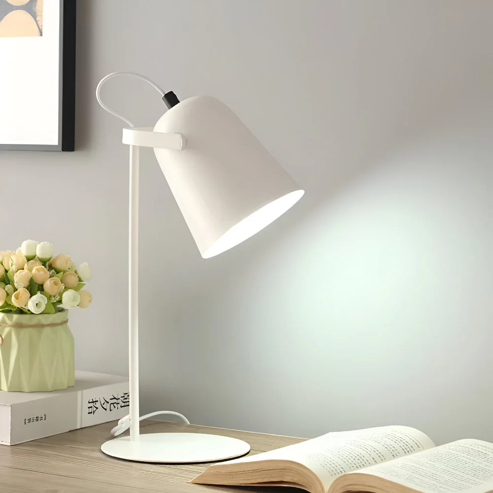 Sleek Adjustable Desk Lamp with Rotating Shade