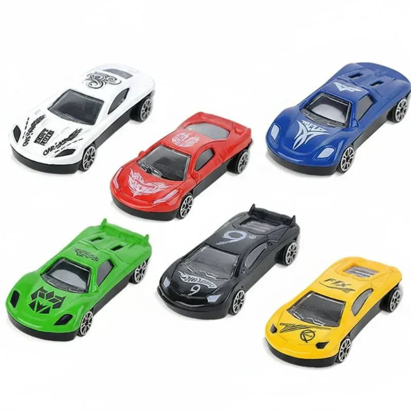 SkyGlide Interactive Airplane Toy with Lights and Cars
