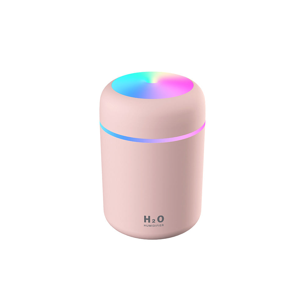 USB-Powered Desktop Humidifier | Color-Changing LED & Compact Design | 10.1 fl oz Capacity | Quiet Operation