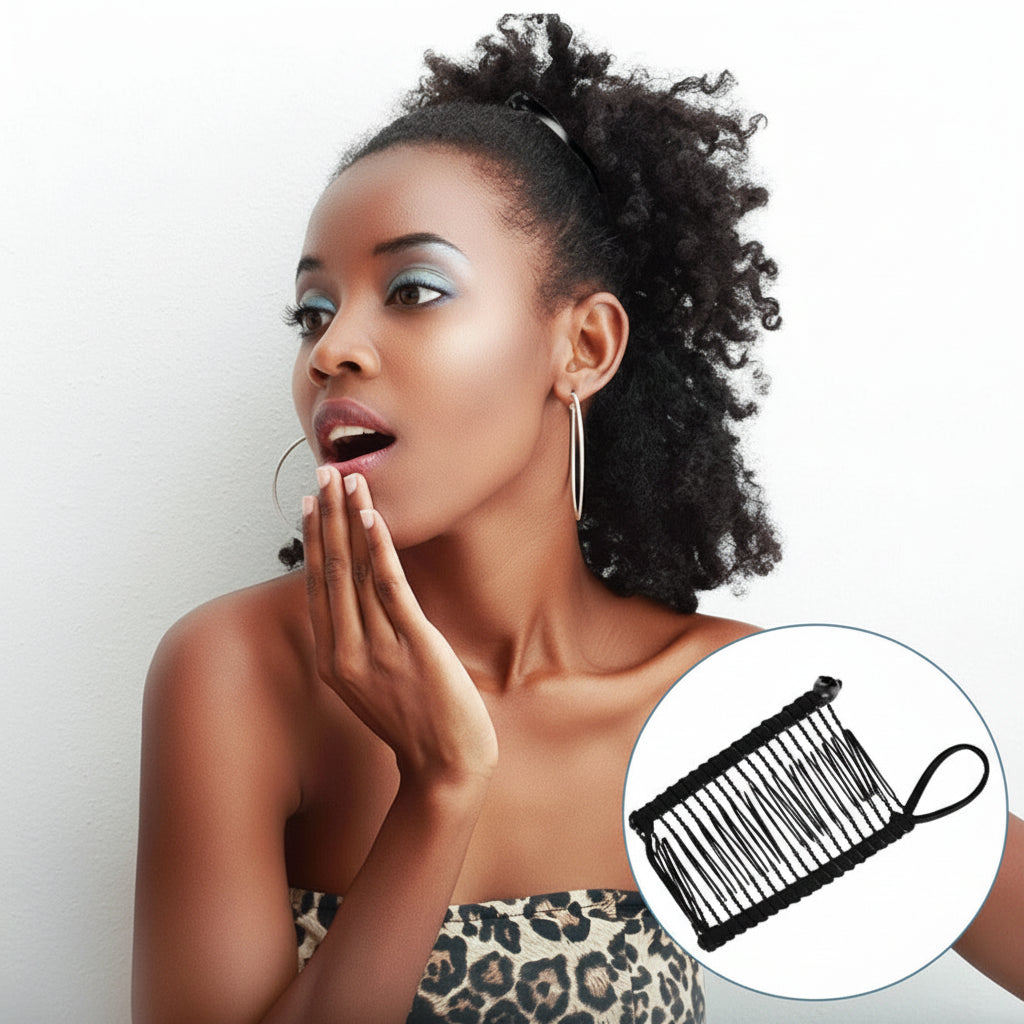 Chic Vintage Hair Clip for Thick Locks