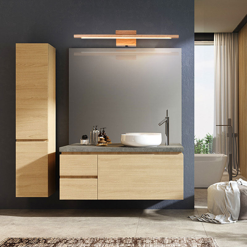 Taavita Wooden Wall Lamp Bathroom