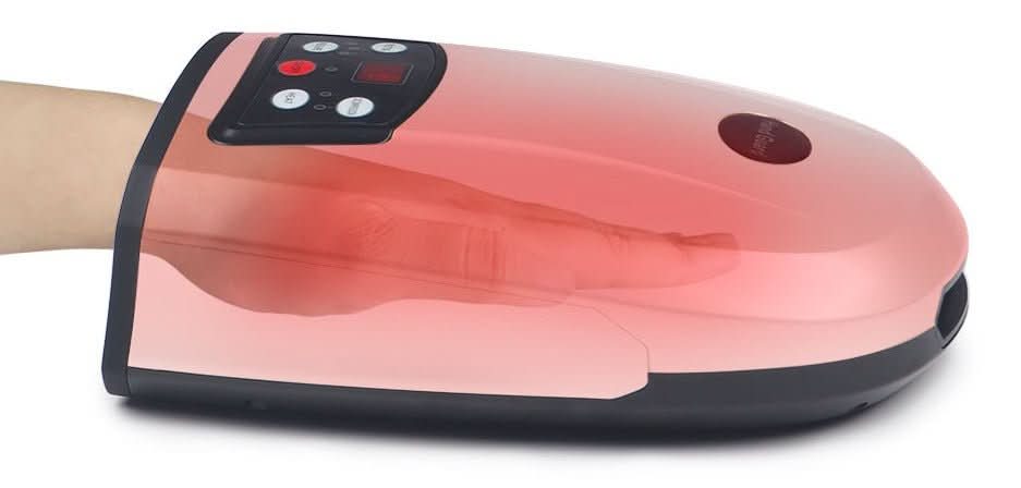 PalmEase Cordless Hand Massage Device with Heat and Compression