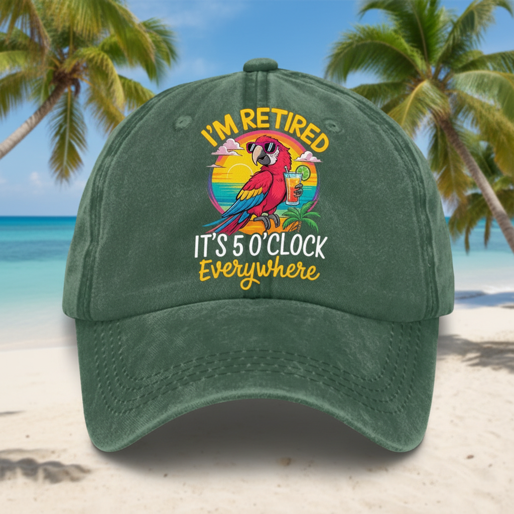 Comfort-Fit Cotton Cap with Stylish Embroidery