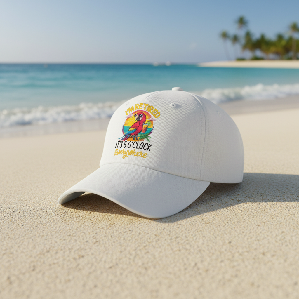Comfort-Fit Cotton Cap with Stylish Embroidery