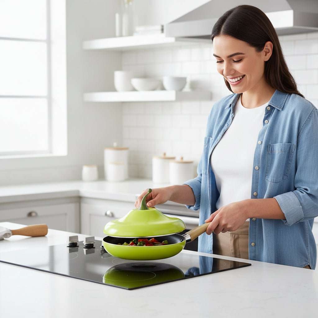 EcoChef Non-Stick Aluminum Skillet for Effortless Cooking