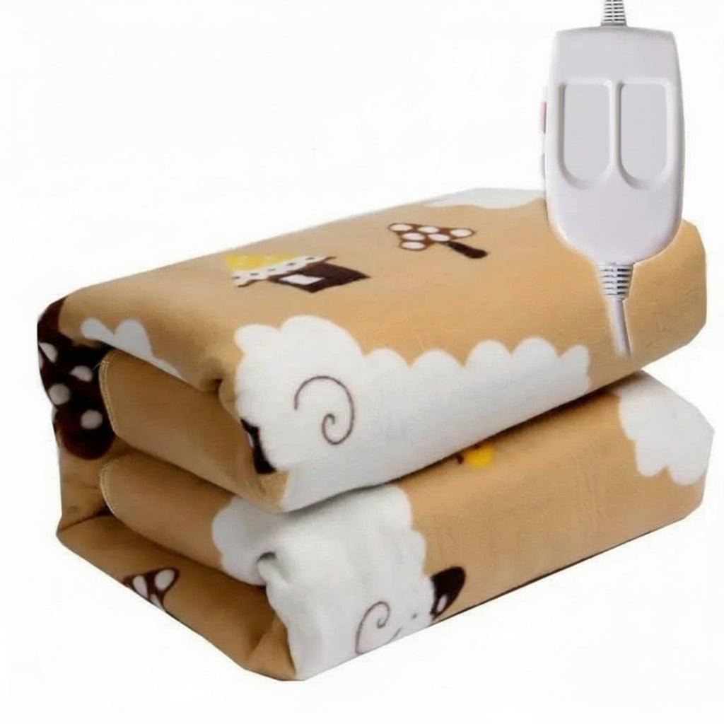 CozyNest Plush Electric Blanket with Smart Heat Settings