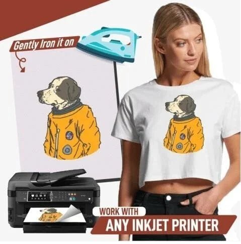 VibrantCraft Premium Heat Transfer Paper for Custom Textiles